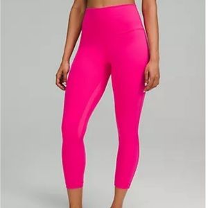 lululemon Align High-Rise Crop 23" in Sonic Pink